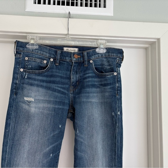 Madewell Distressed Slim Boy Jean Size 27 - Picture 3 of 7